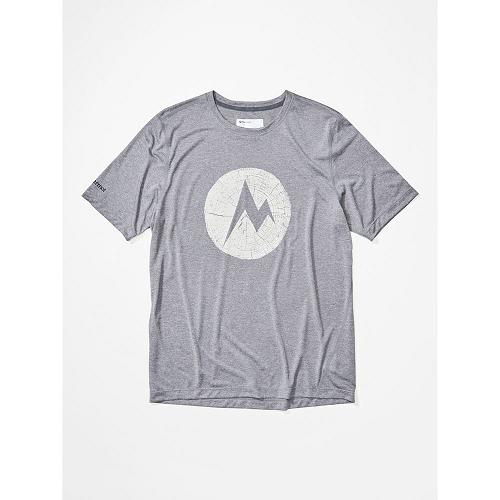 Marmot Clothes Grey NZ - Transporter T-Shirts Mens NZ6523941